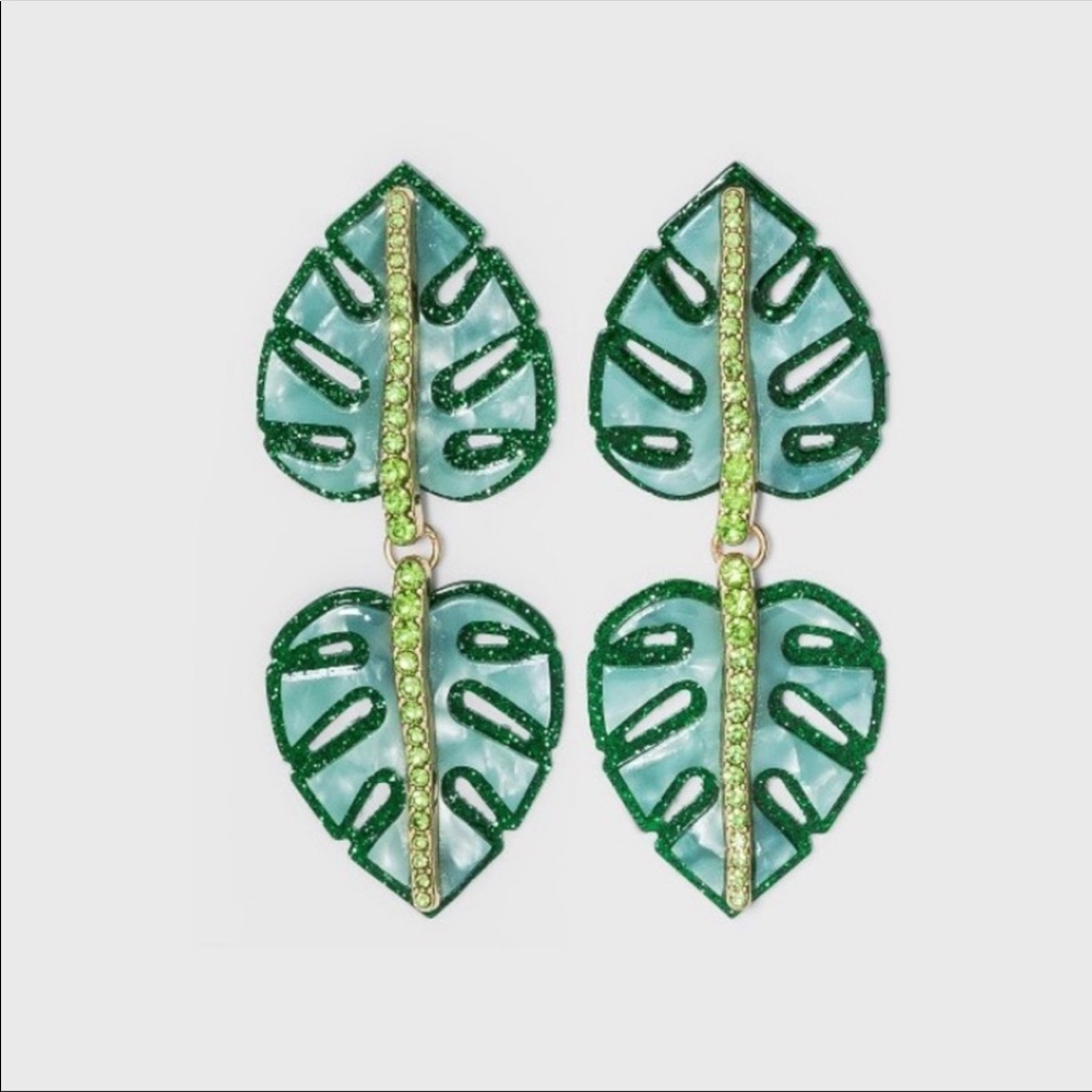 Sugarfix Baublebar Monstera Earrings